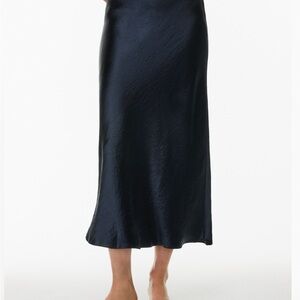 Babaton-  Slip Satin Maxi Skirt
